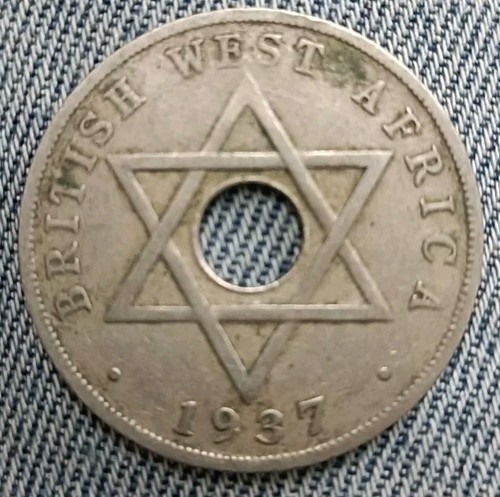 British west africa penny - british,