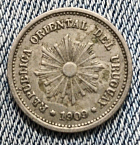 Uruguay centesimo 1909 - uruguay,