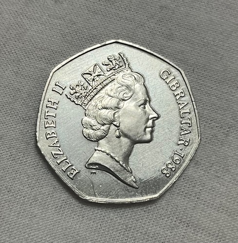 Gibraltar 50 pence - --, (