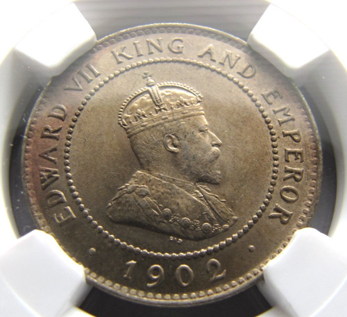 Jamaica km19 halfpenny 1902 - jamaica,