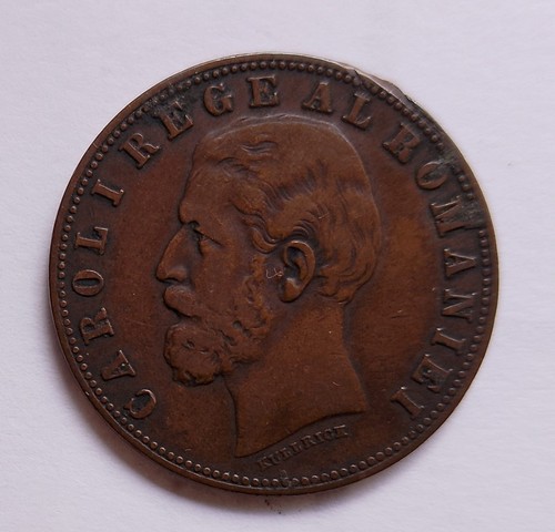 Romania carol 5 bani - -, 1884