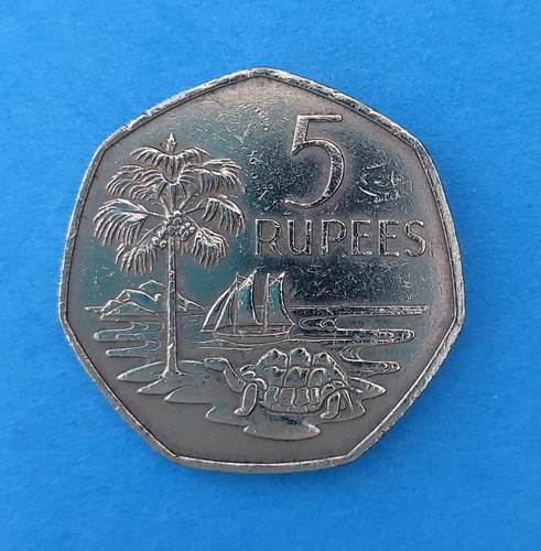 Seychelles rupie 1972 - 5, ⭐