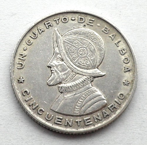 Panama balboa 1953 argento - 1/4,