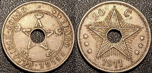 Congo belge albert ier 20 - ier,